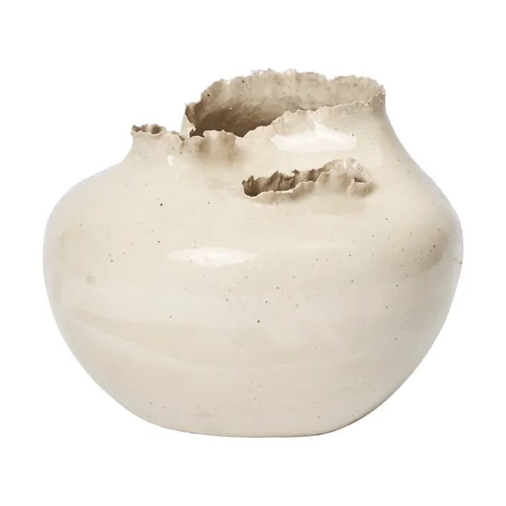 Tereo vaas, Off-white speckle, 18 cm Ferm Living