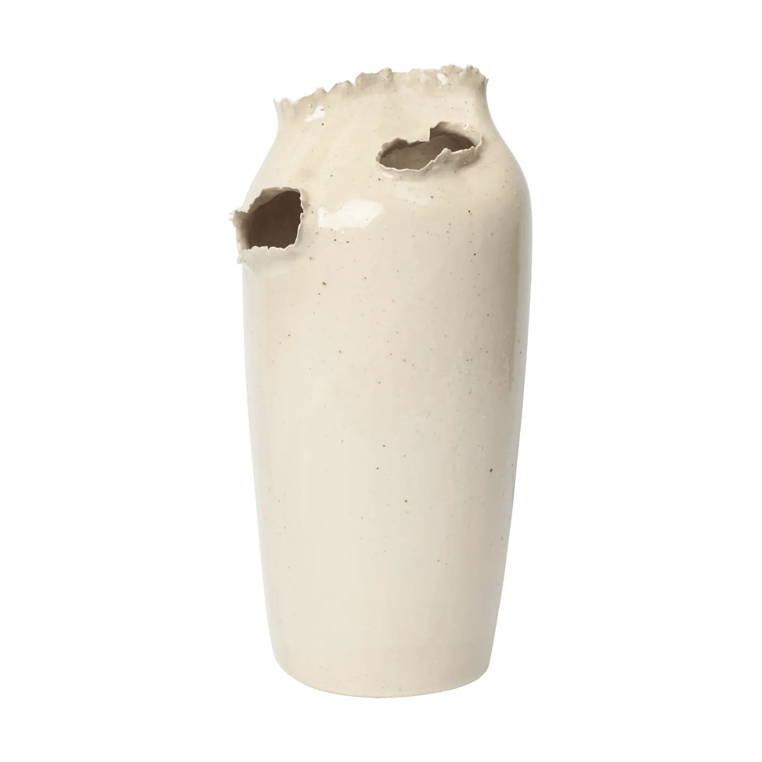 Tereo vaas, Off-white speckle, 27 cm Ferm Living