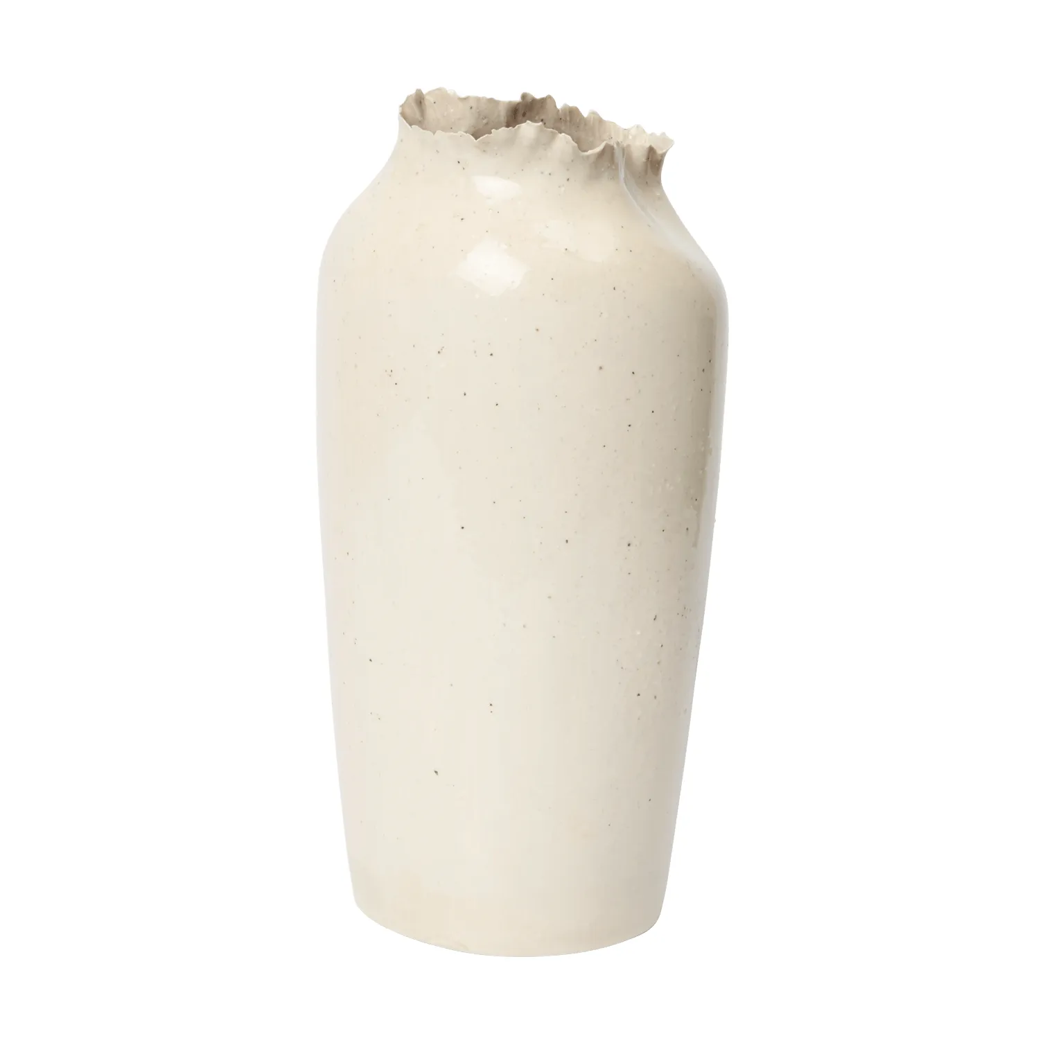 Tereo vaas, Off-white speckle, 27 cm Ferm Living