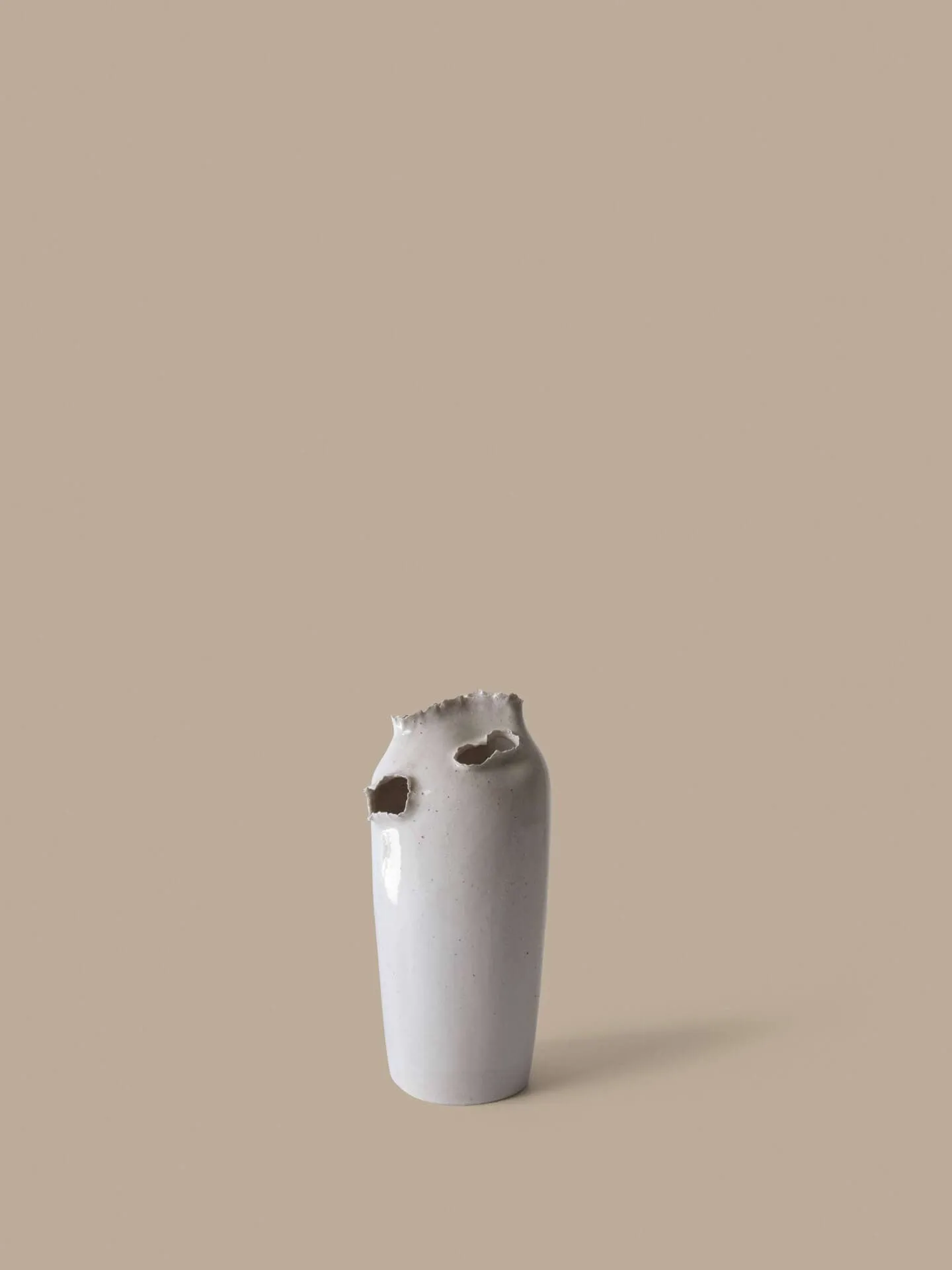 Tereo vaas, Off-white speckle, 27 cm Ferm Living