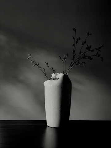 Tereo vaas - Off-white speckle, 27 cm - Ferm Living