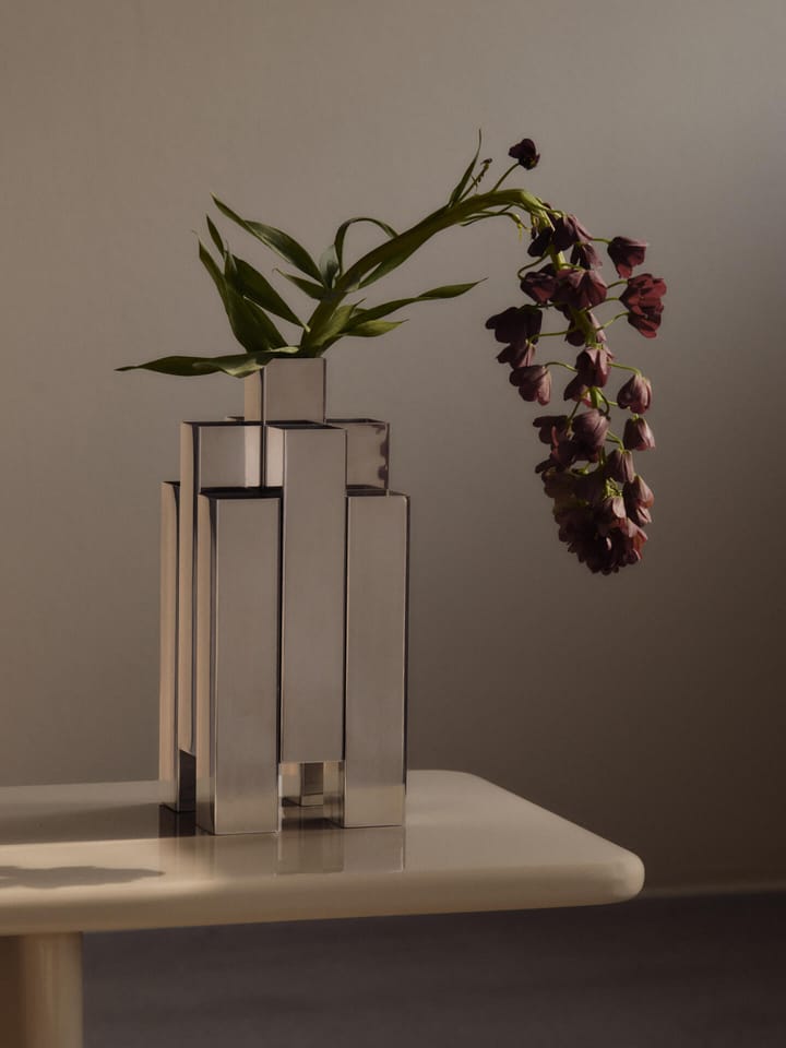 Tessera vaas 3x3, Mirror polished Ferm Living