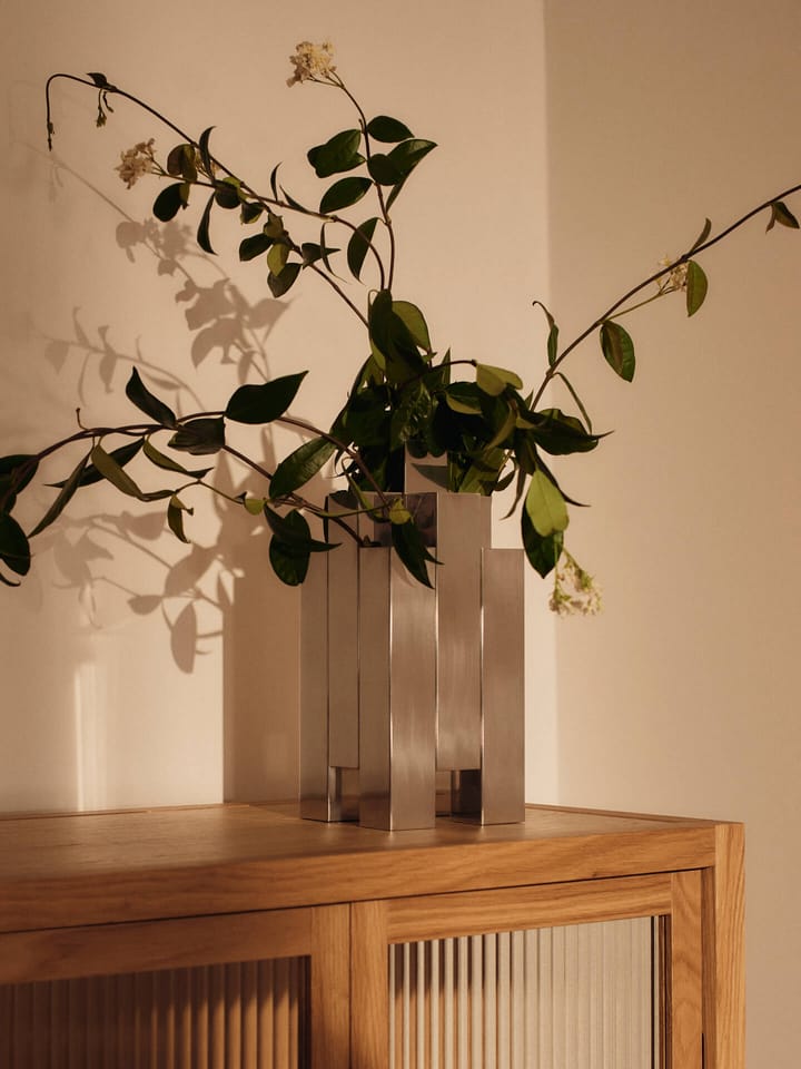 Tessera vaas 3x3, Mirror polished Ferm Living