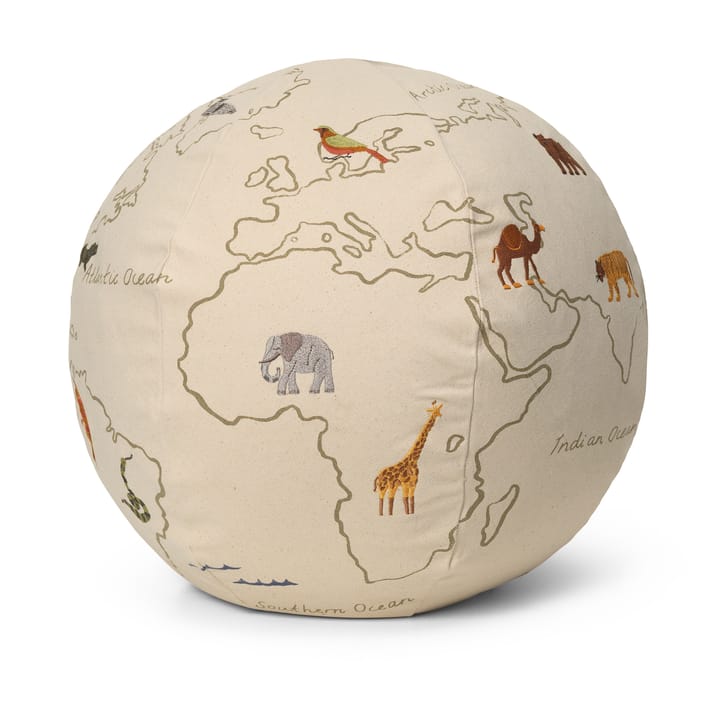 The world zitpoef - Offwhite - Ferm Living