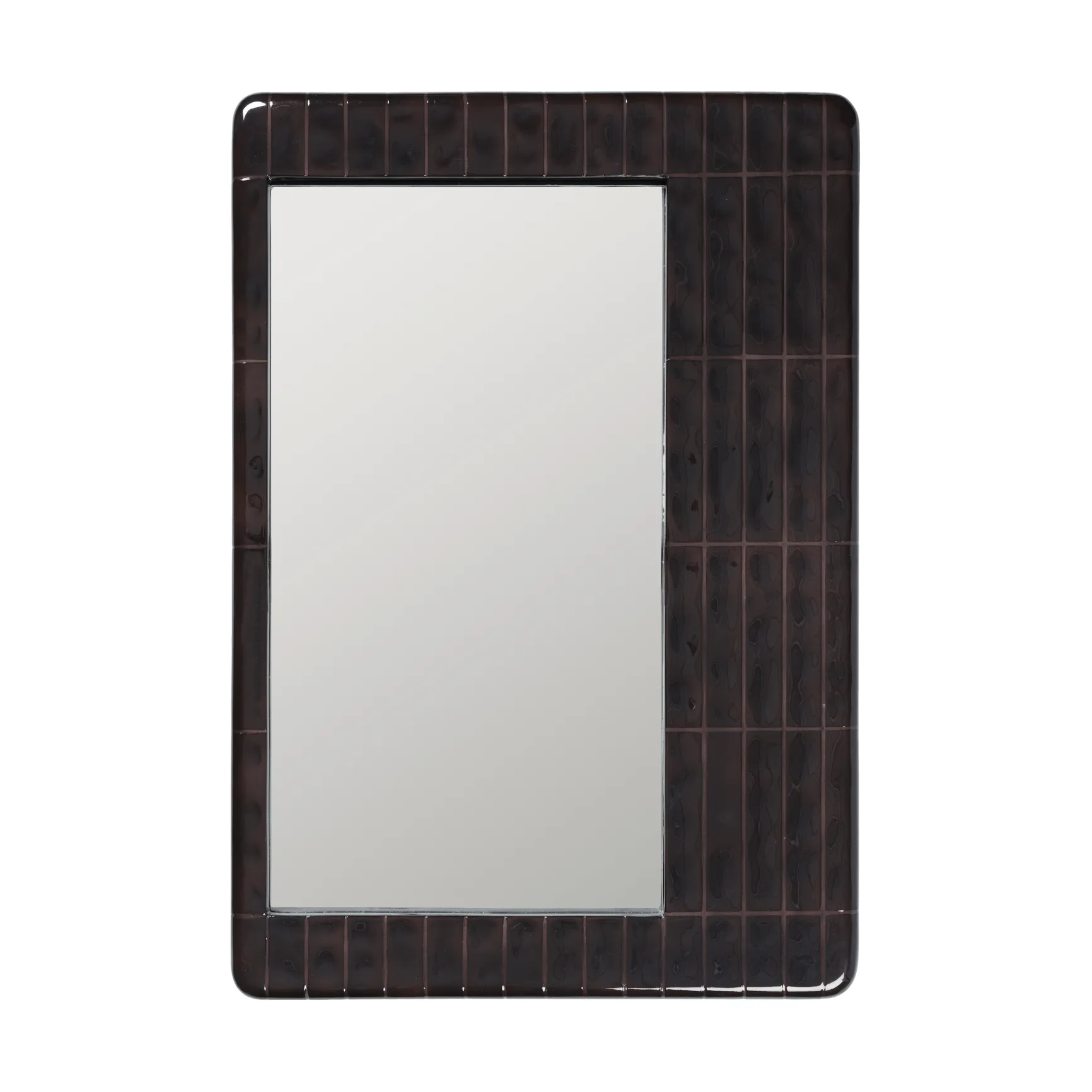Tiling spiegel, Dark chocolate, 59x85 cm Ferm Living