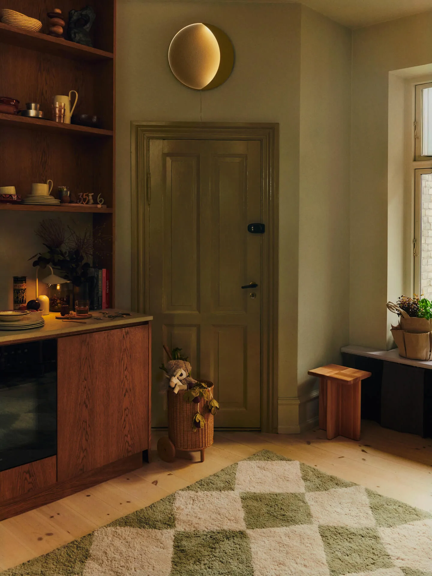 Tilt vloerkleed, Elm green, 140x200 cm Ferm Living