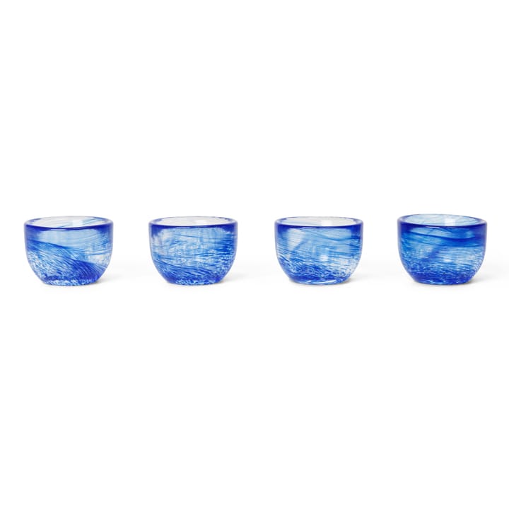 Tinta eierdoppen 4-pack Ø4,8 cm - Blue - ferm LIVING