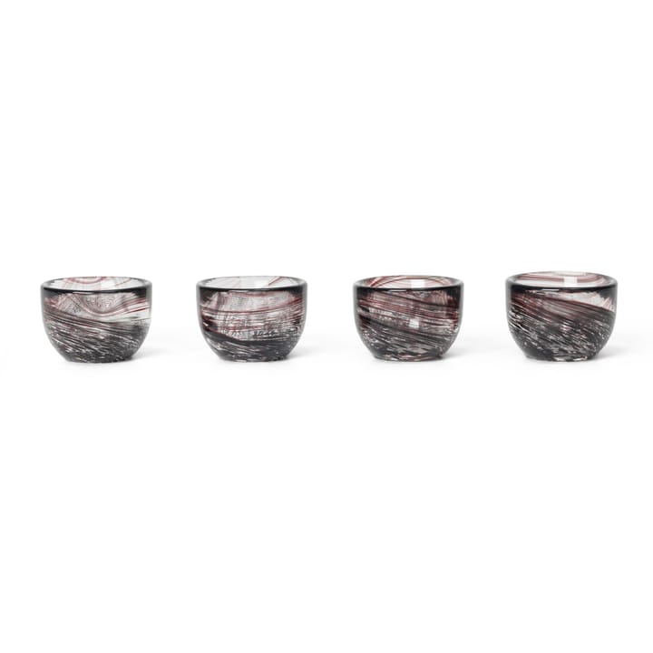 Tinta eierdoppen 4-pack Ø4,8 cm - Deep Brown - Ferm LIVING