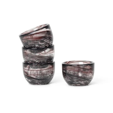 Tinta eierdoppen 4-pack Ø4,8 cm - Deep Brown - Ferm Living