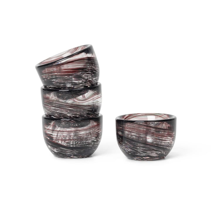 Tinta eierdoppen 4-pack Ø4,8 cm, Deep Brown Ferm Living