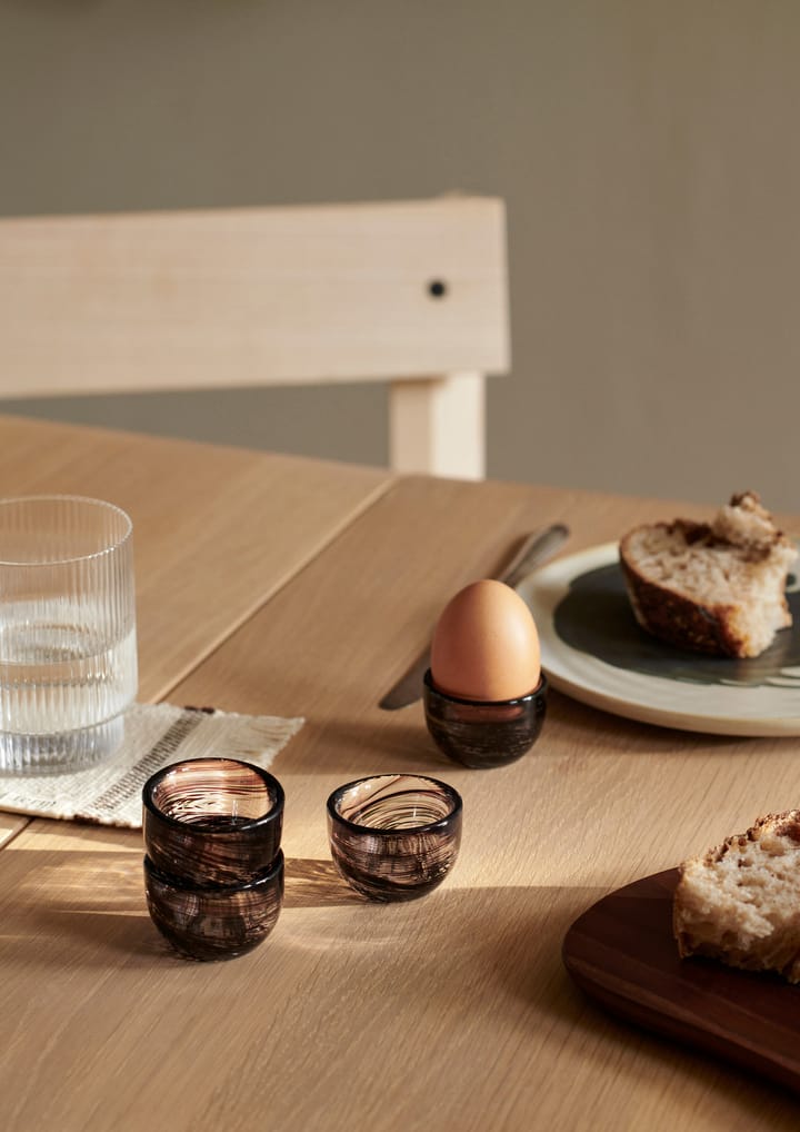 Tinta eierdoppen 4-pack Ø4,8 cm, Deep Brown Ferm Living