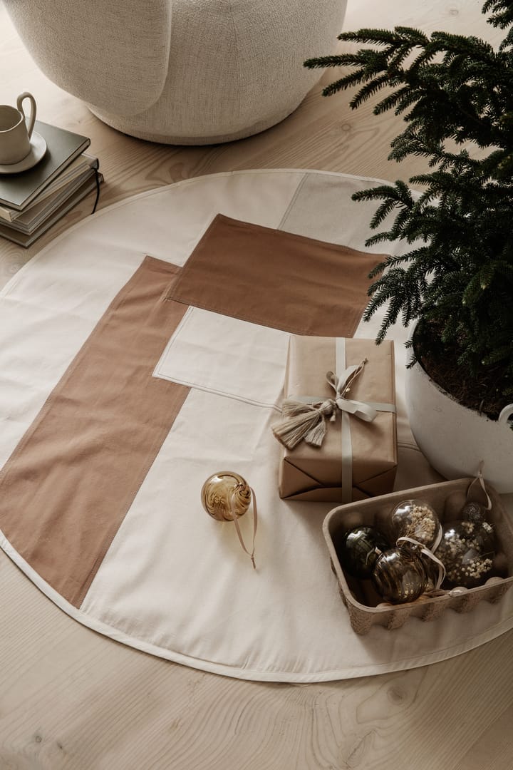Tonal kerstboomkleed Ø120 cm, Natural Ferm Living