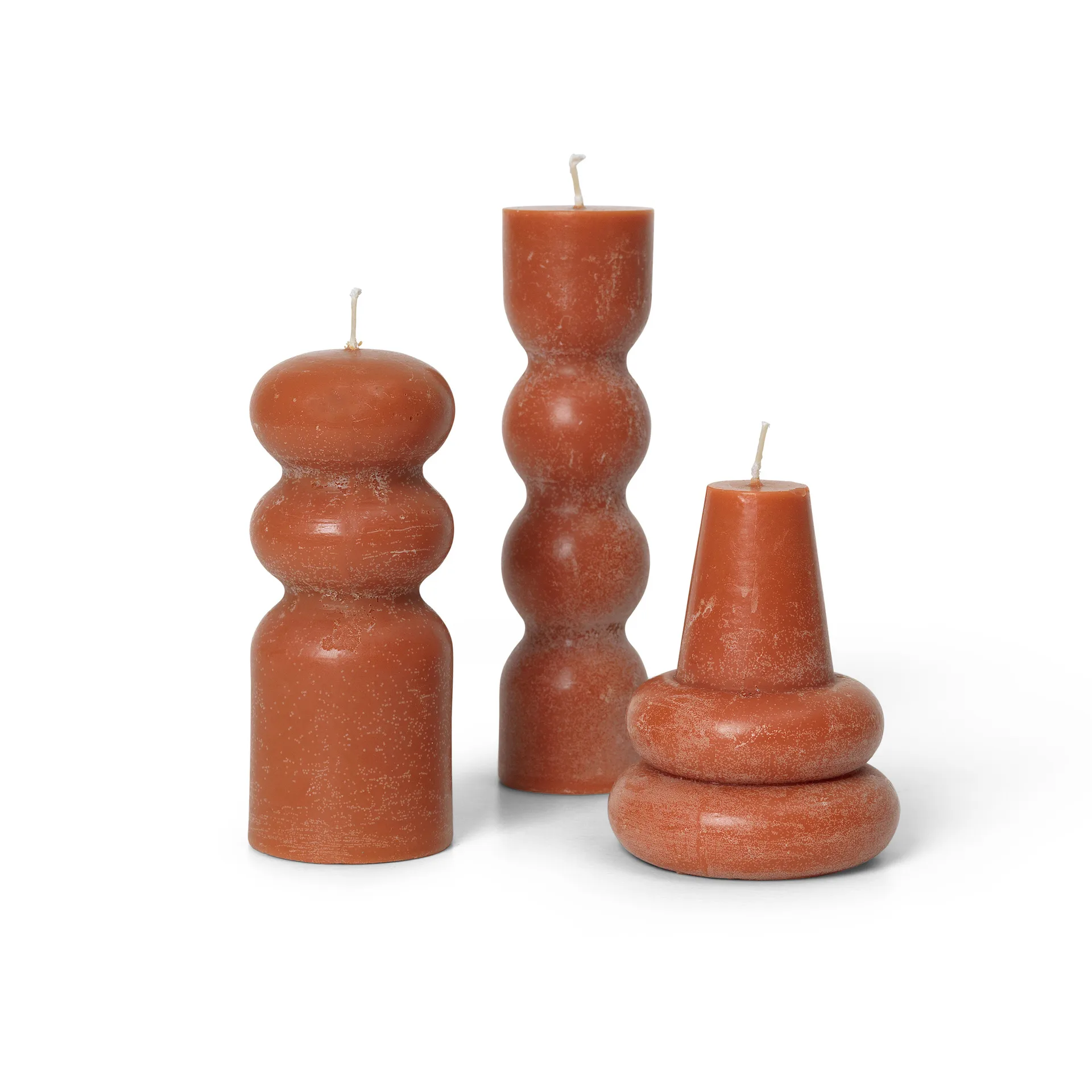 Torno kaarsen 3-pack Ø4 cm, Amber Ferm Living