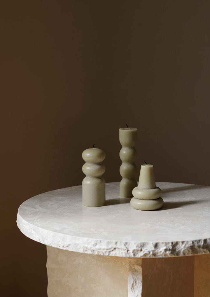 Torno kaarsen 3-pack Ø4 cm, Sand Ferm Living