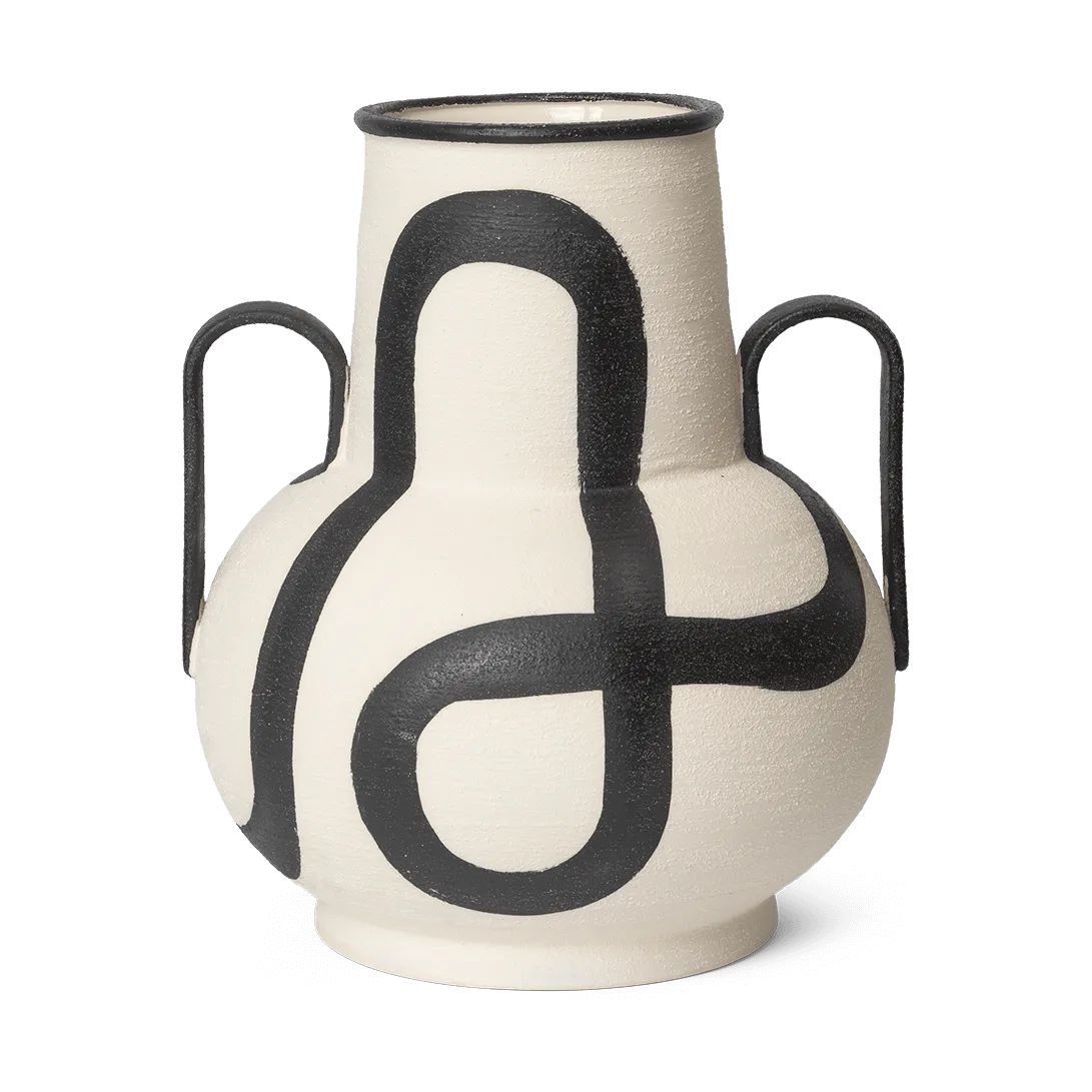 Trace vaas, Crèmekleurig Ferm Living