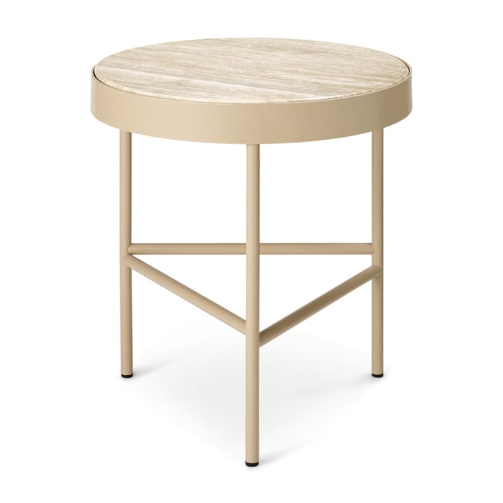 Travertine salontafel Ø40 cm - Cashmere - Ferm Living
