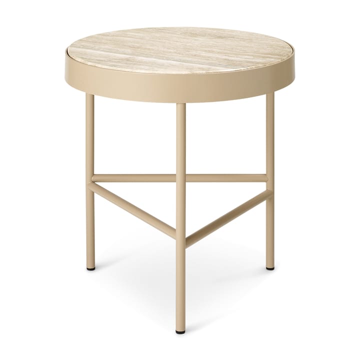 Travertine salontafel Ø40 cm - Cashmere - Ferm LIVING