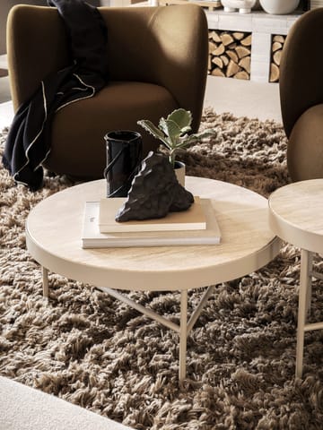Travertine salontafel Ø70,5 cm - Cashmere - Ferm Living