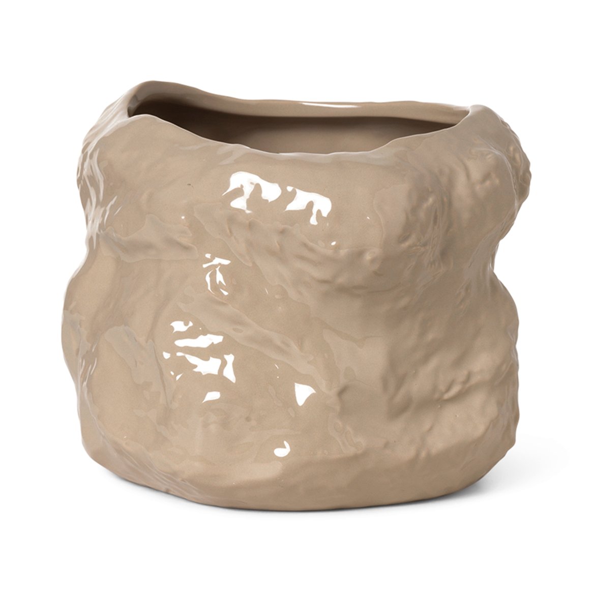 Ferm Living Tuck bloempot o29 cm Cashmere | Scandinavisch Interieur | Bloempotten | Beige
