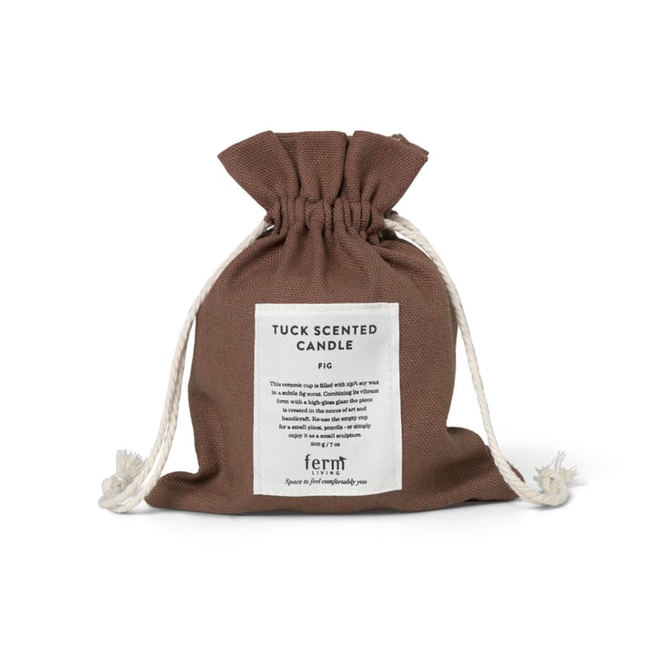 Tuck geurkaars, Roodbruin Ferm Living