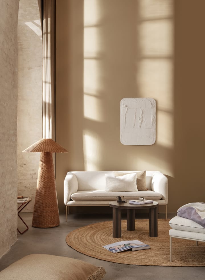 Turn bank 2-zits, Cashmere bouclé offwhite Ferm Living