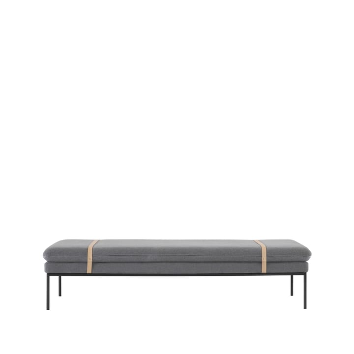 Turn Daybed - Wool light grey-zwart onderstel - Ferm LIVING