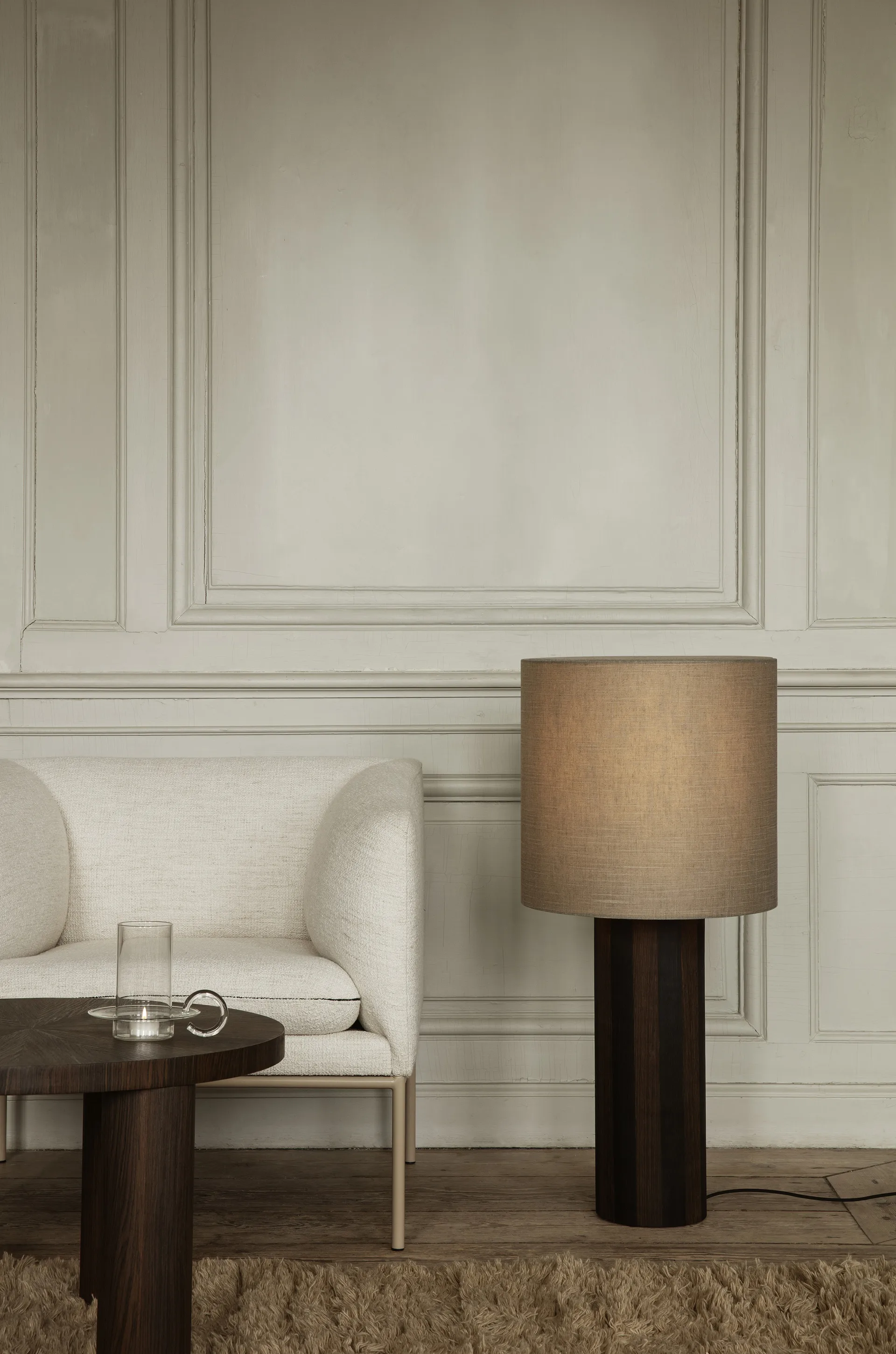 Turn fauteuil, Cashmere bouclé offwhite Ferm Living