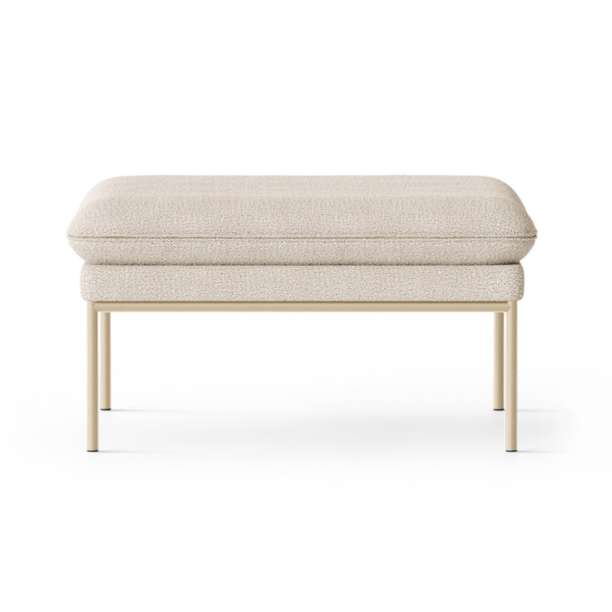 Ferm Living Turn pouf zitpoef Cashmere bouclé offwhite