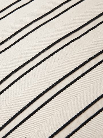 Twill kussenhoes 40x60 cm - Off-white-black - Ferm Living