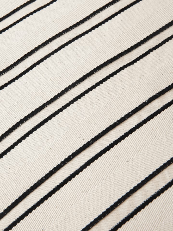 Twill kussenhoes 50x50 cm, Off-white-black Ferm Living