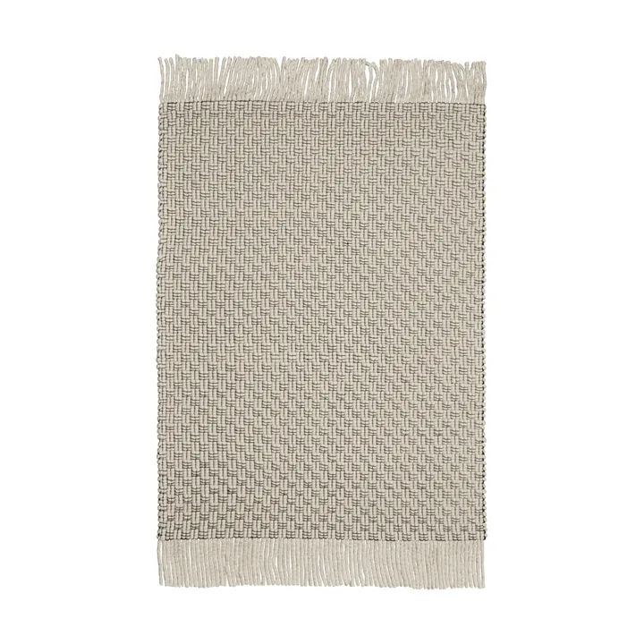 Udo vloerkleed - Off-white-black, 140x200 cm - Ferm Living