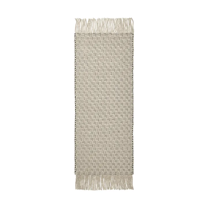 Udo vloerkleed - Off-white-black, 80x200 cm - Ferm Living