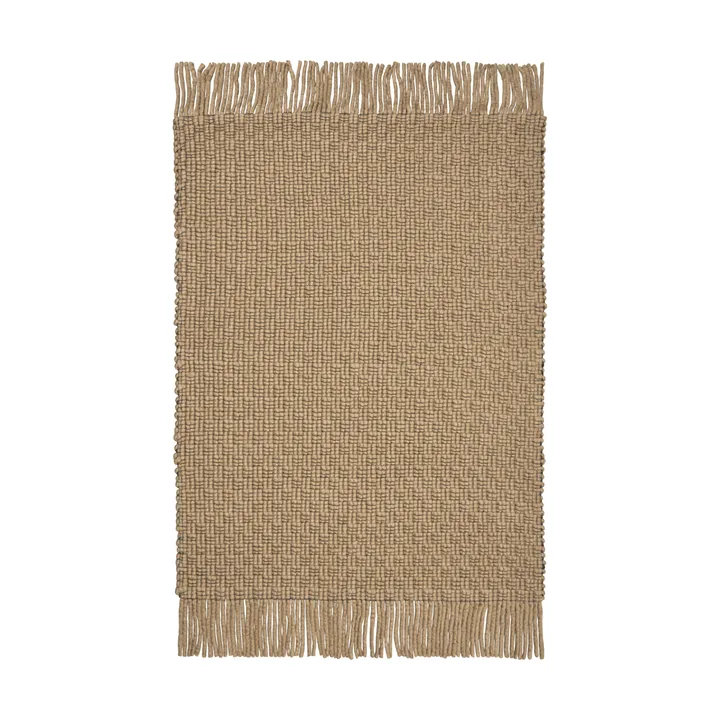 Udo vloerkleed - Tan-black, 140x200 cm - Ferm Living