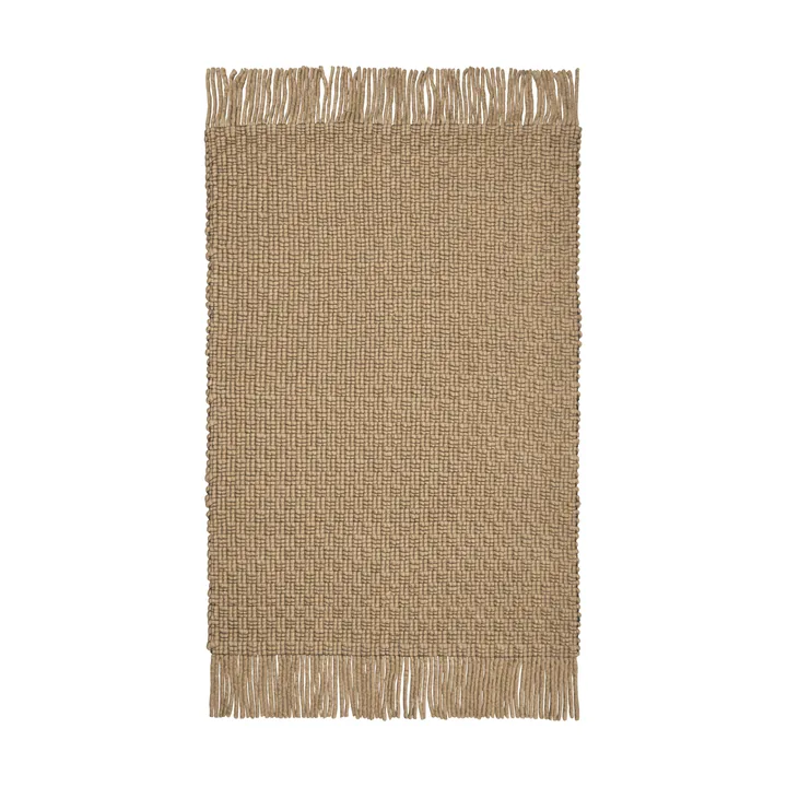 Udo vloerkleed - Tan-black, 200x300 cm - Ferm Living