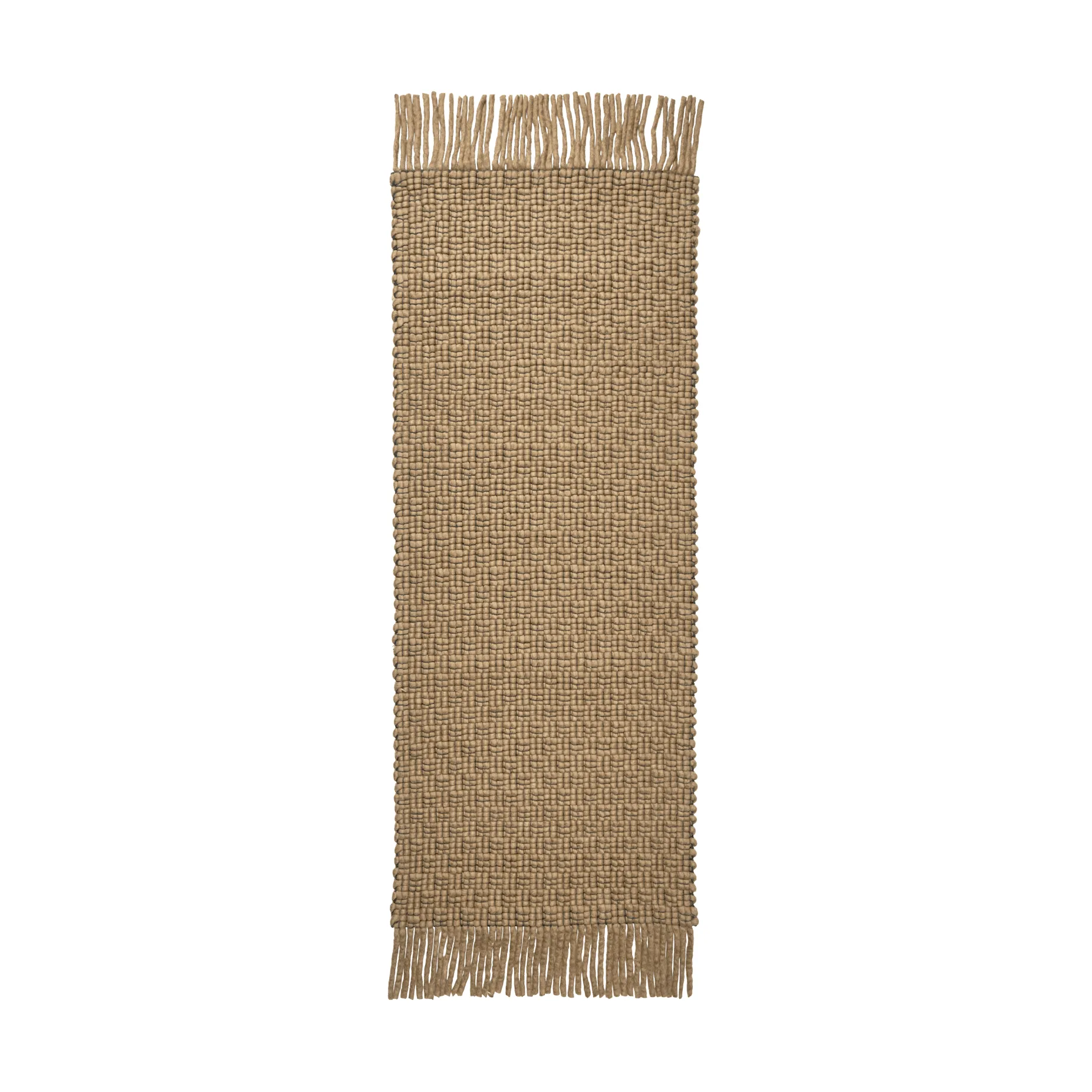 Udo vloerkleed, Tan-black, 80x200 cm Ferm Living