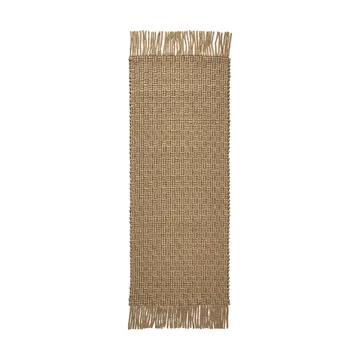 Udo vloerkleed - Tan-black, 80x200 cm - Ferm Living