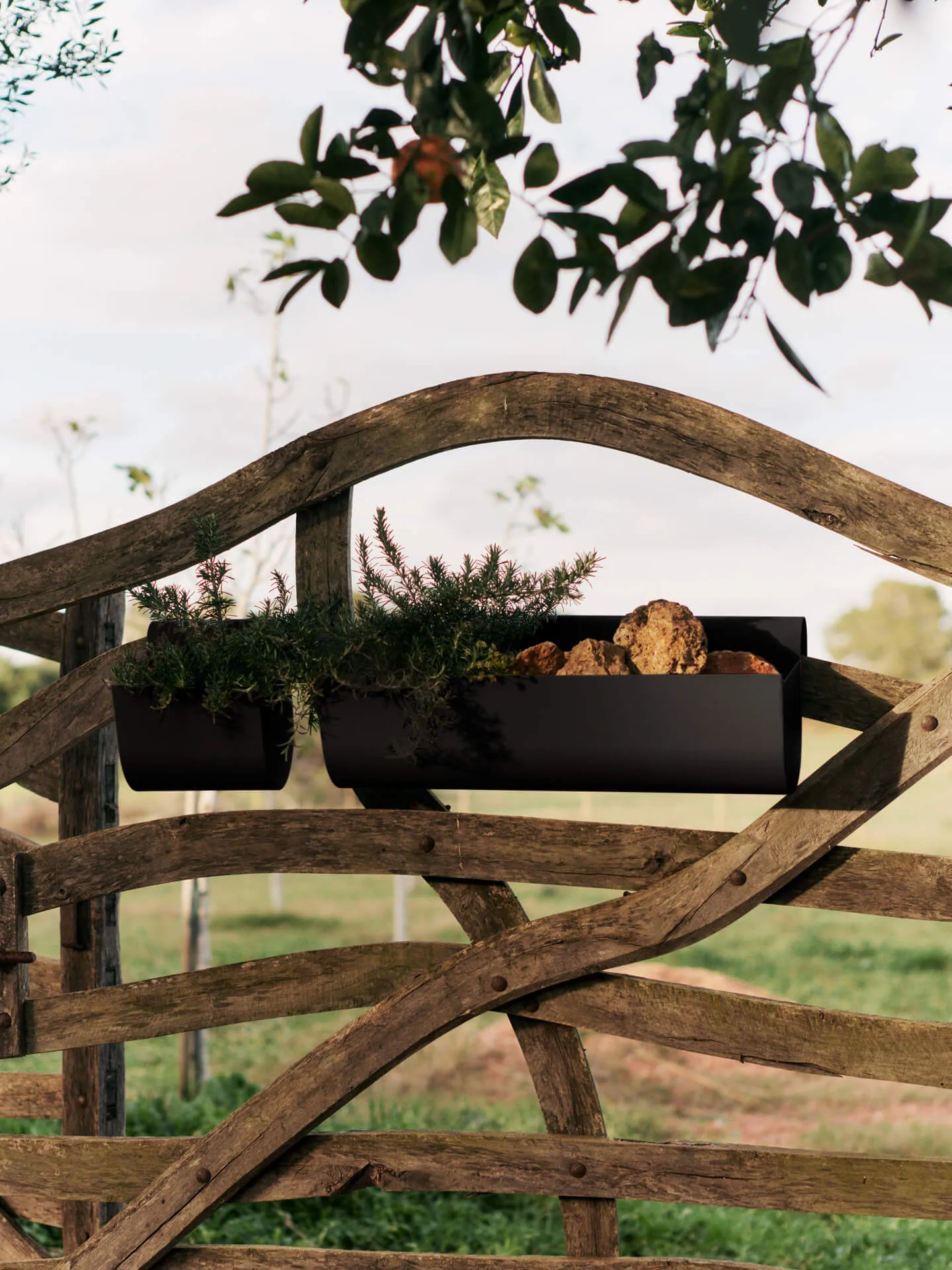 Uma balkonbak small 20 cm, Black Ferm Living