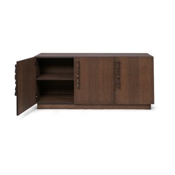 Unda sideboard 146x68x50 cm - Donker gebeitst eikenhout - Ferm Living