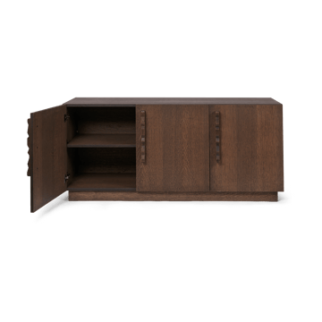 Unda sideboard 146x68x50 cm - Donker gebeitst eikenhout - ferm LIVING