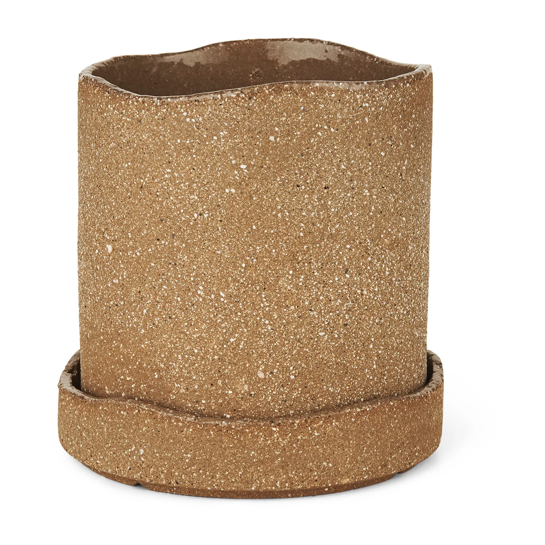 Uneru bloempot Ø13 cm, Brown Ferm Living