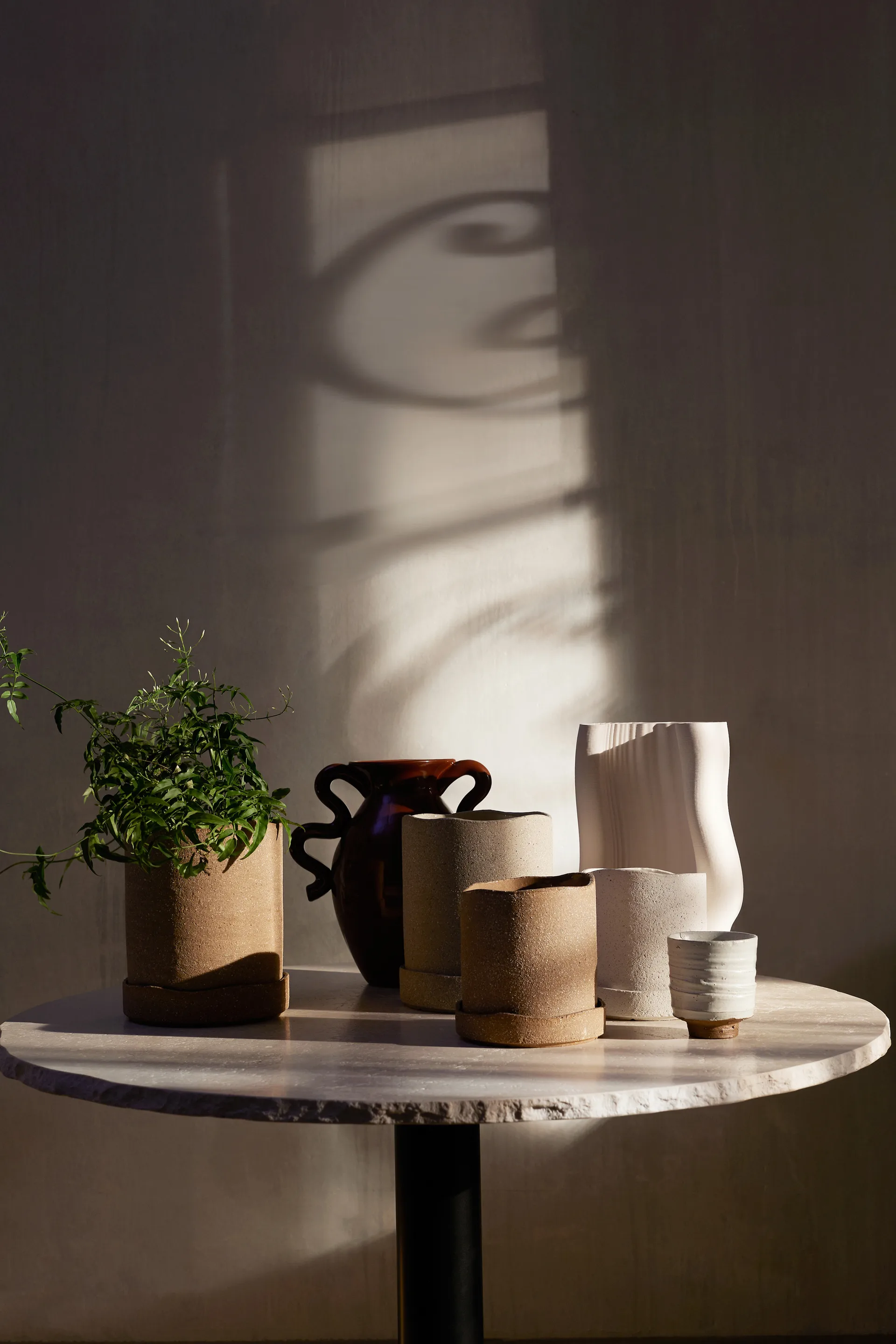 Uneru bloempot Ø13 cm, Brown Ferm Living