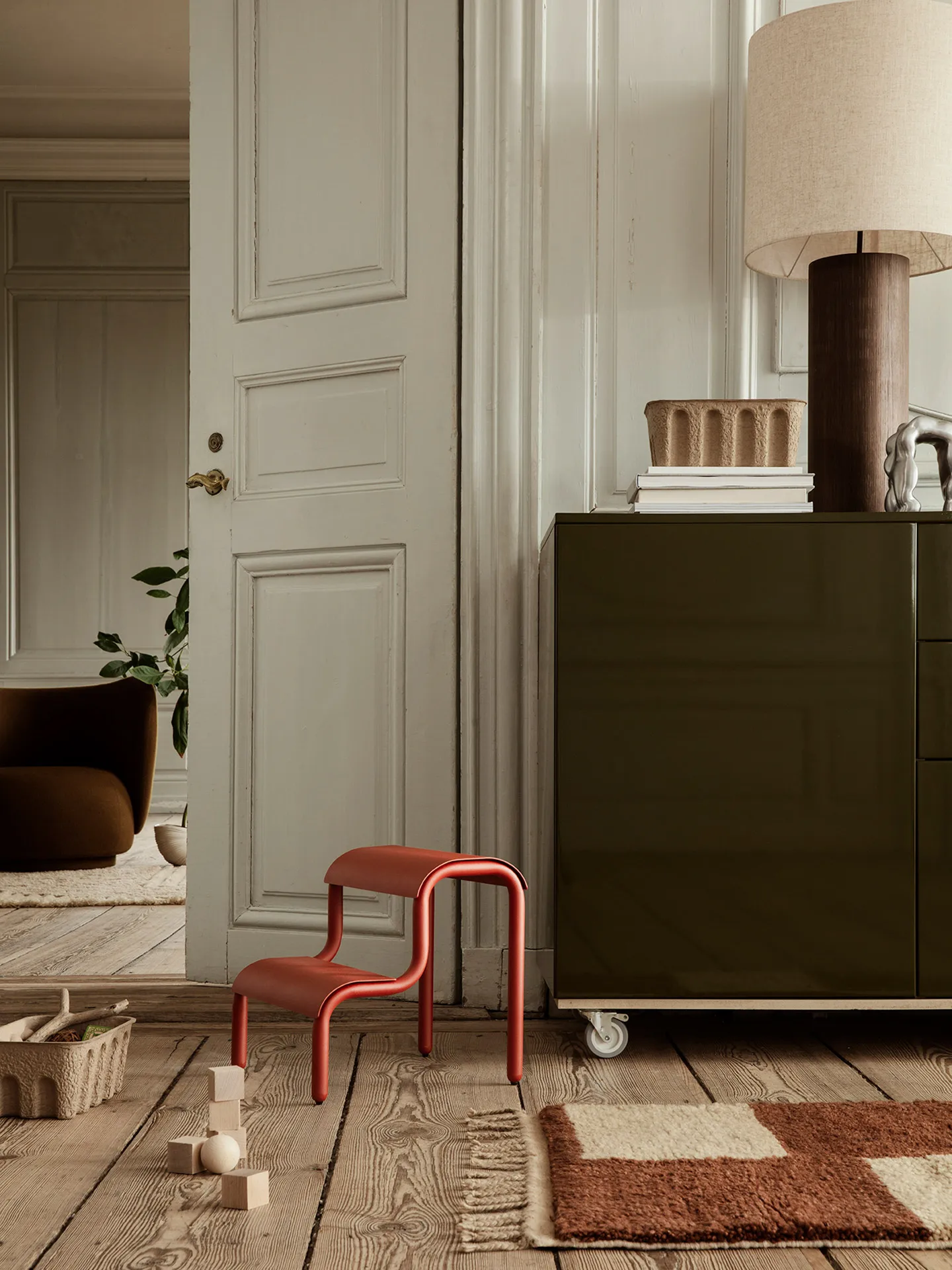 Up opstapje, Poppy Red Ferm Living