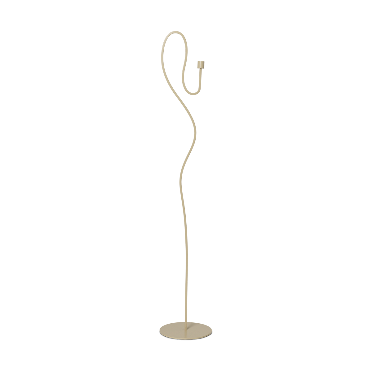 Ferm Living Valse vloer kandelaar Cashmere | Scandinavisch Interieur | Kandelaars | Beige