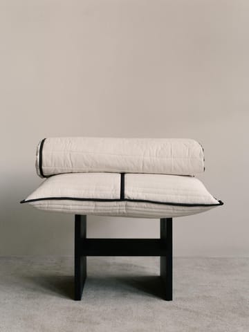 Vari gewatteerde sprei - Natural-dark chocolate, 260x180 cm - Ferm Living