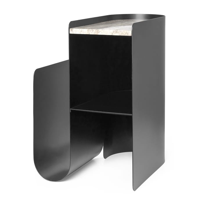 Vault bijzettafel 40,2x33,4x50 cm - Black - Ferm Living
