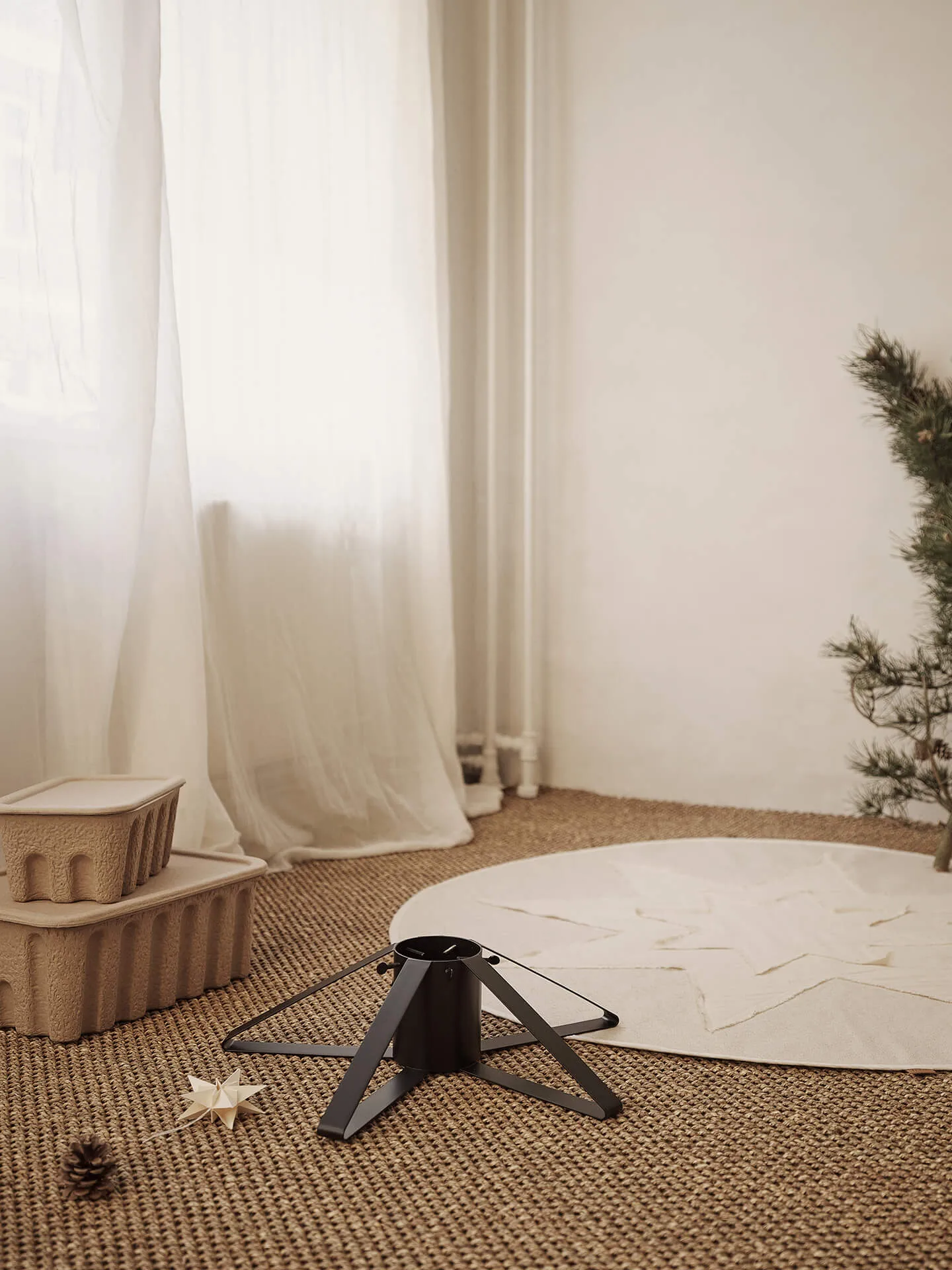 Vela Star kerstboomkleed, Natural Ferm Living