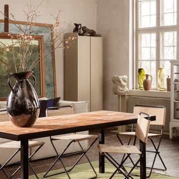 Verso vloervaas 49 cm - Zwart-bruin - Ferm Living