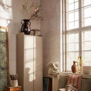 Verso vloervaas 49 cm - Zwart-bruin - Ferm Living