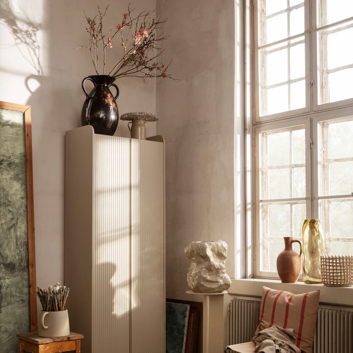 Verso vloervaas 49 cm, Zwart-bruin Ferm Living