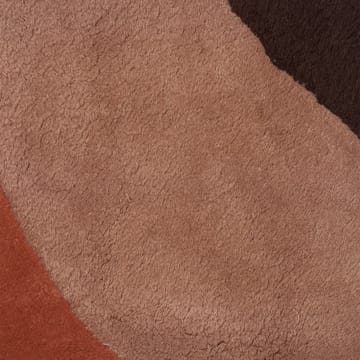 View vloerkleed 140x180 cm - Rood-bruin - Ferm Living